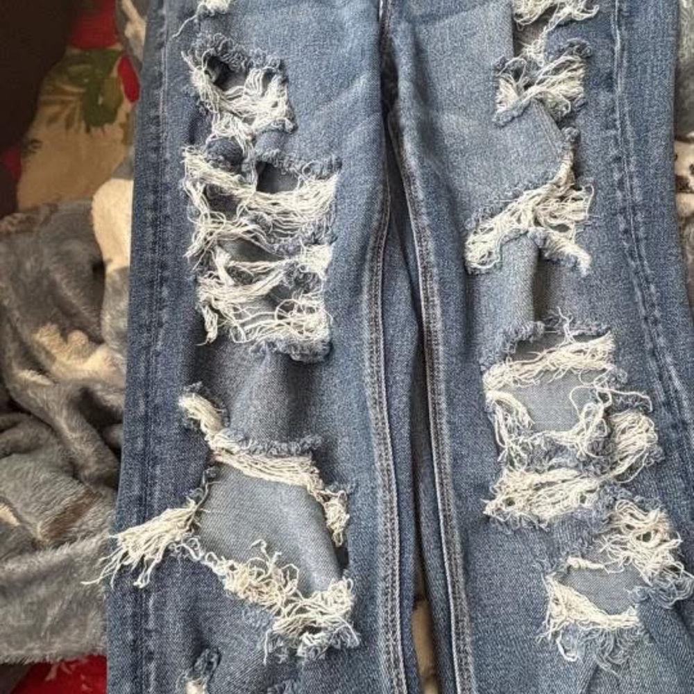 American Eagle Outfitters High Rise Blue Jeans